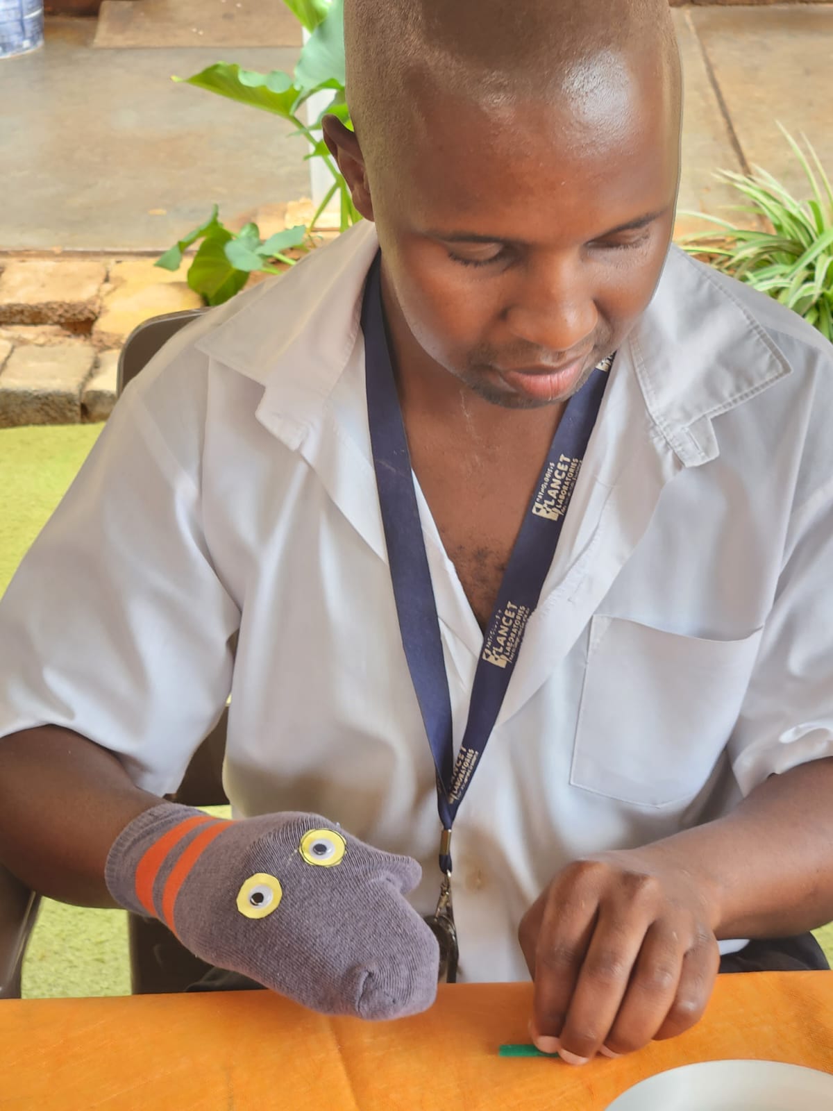 Donation event at Tshepong Centre